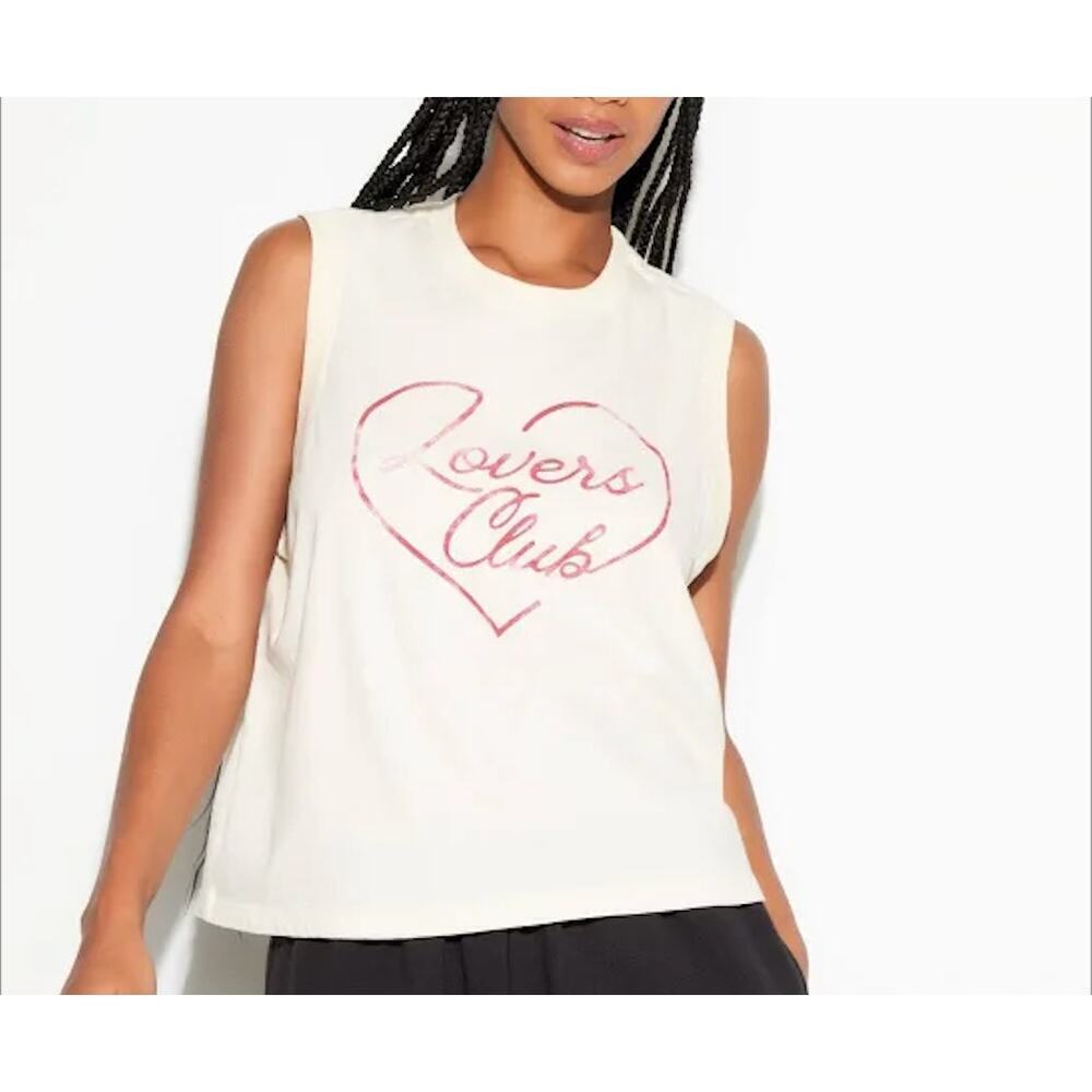 Spiritual Gangster White Tank Top with Red Print